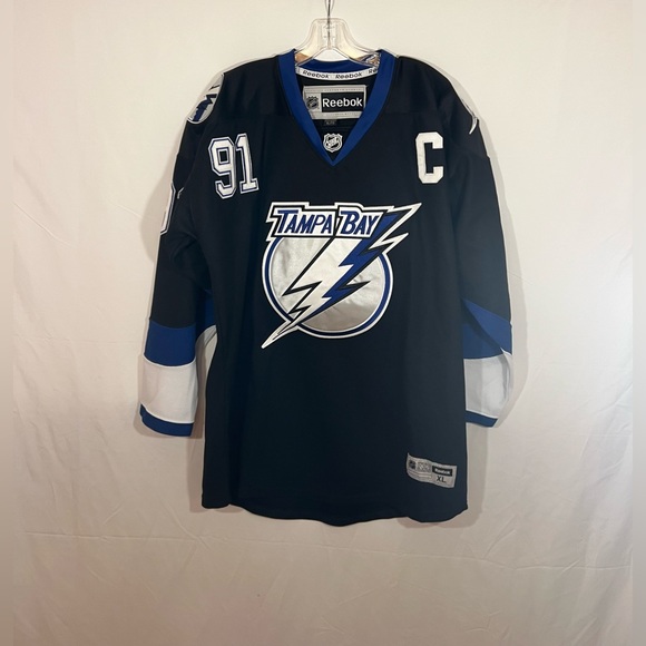 Reebok Other - Reebok Tampa Bay Lightning #91 Steven Stamkos Alternate Hockey Jersey Size XL